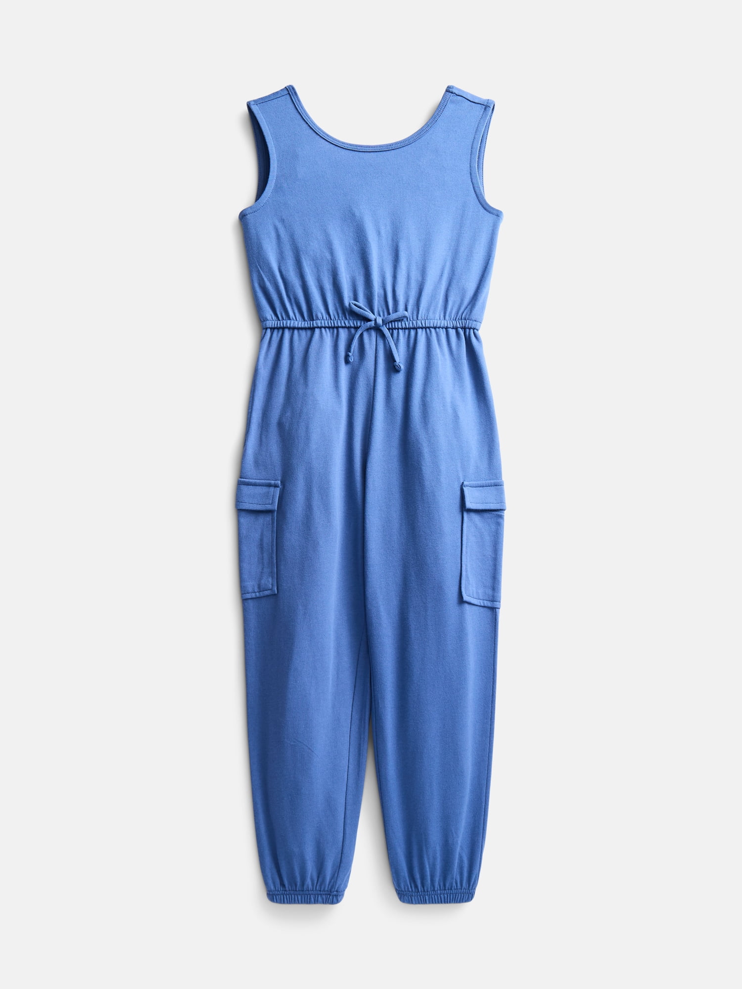 Wonder Nation Girls Sleeveless Cargo Jumpsuit, Sizes XS-XXL