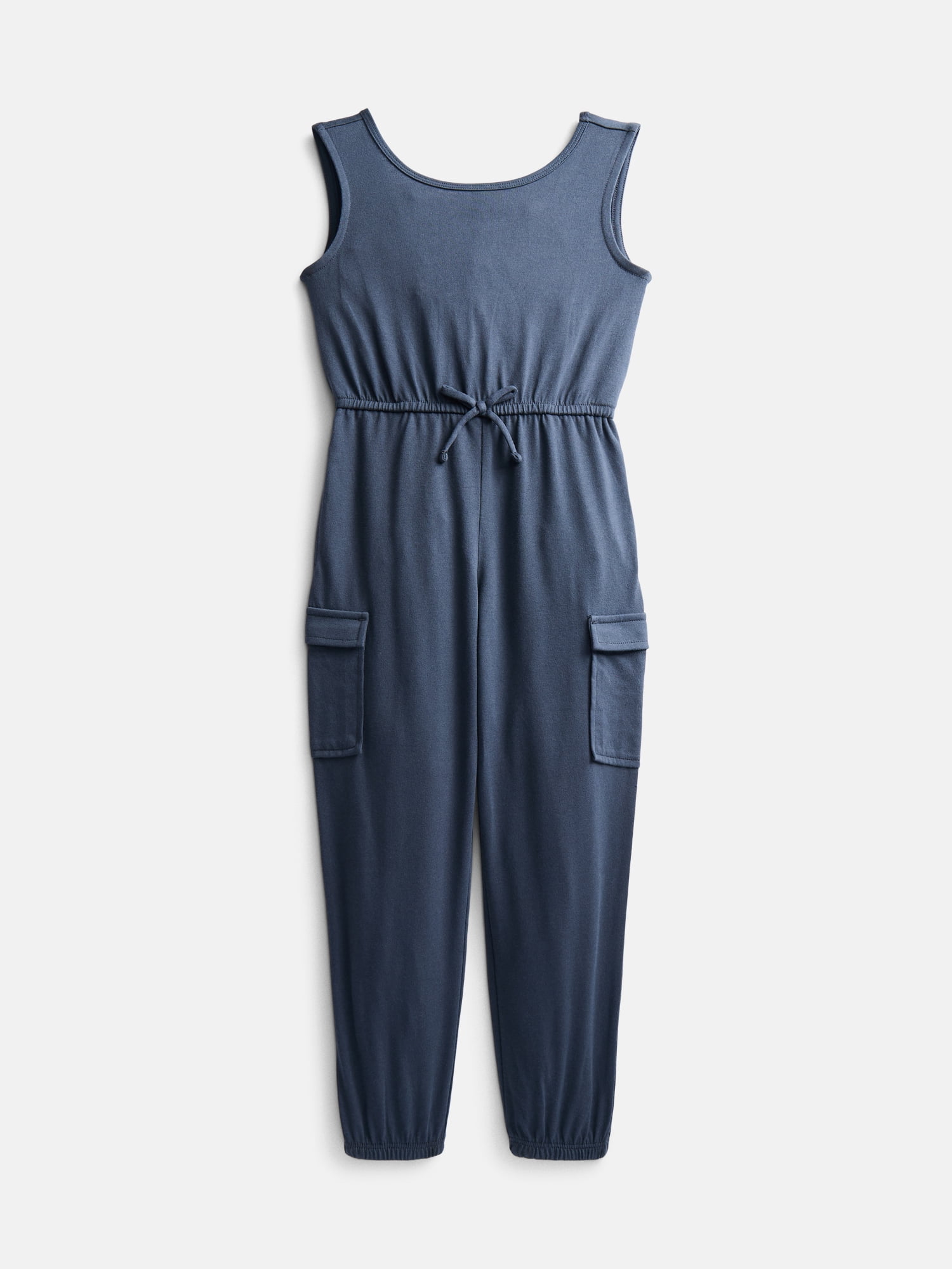 Wonder Nation Girls Sleeveless Cargo Jumpsuit, Sizes XS-XXL