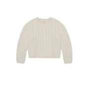 Wonder Nation Girls Chenille Sweater with Long Sleeves, Sizes 4-18 & Plus