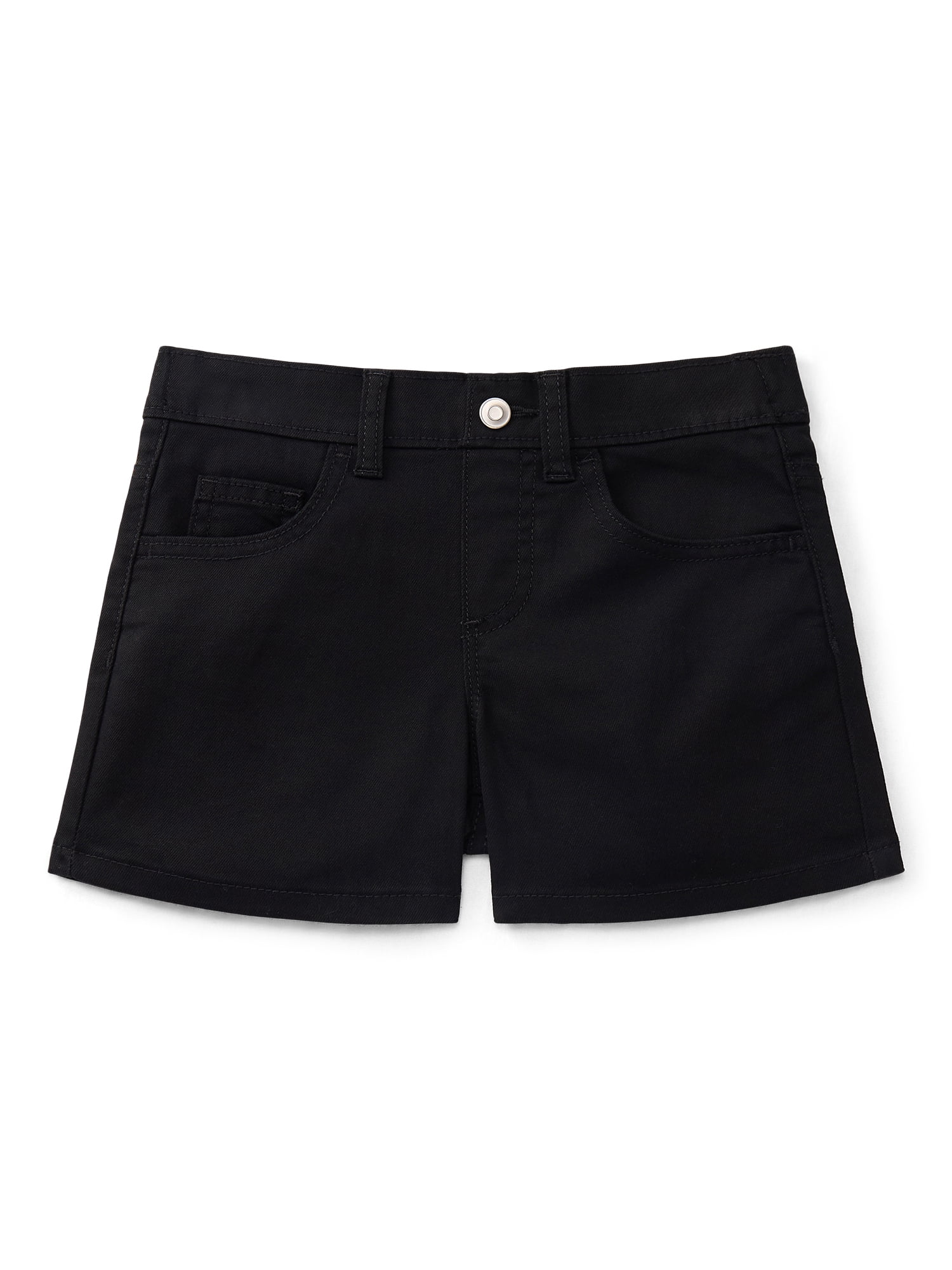 Wonder Nation Girls Denim Short, Sizes 4-18 & Plus