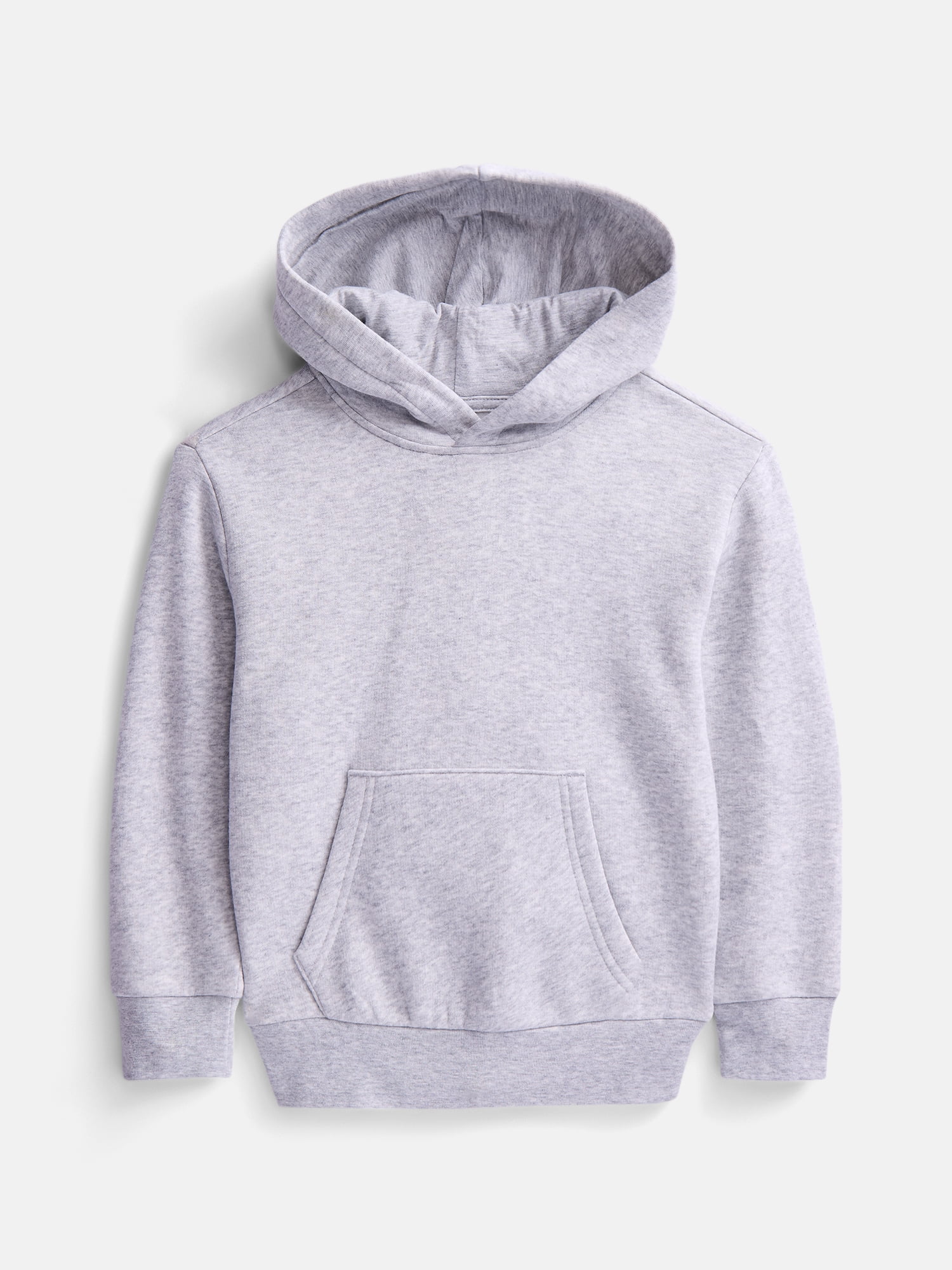 Wonder Nation Girls' Pullover Fleece Hoodie, Sizes 4-18 & Plus