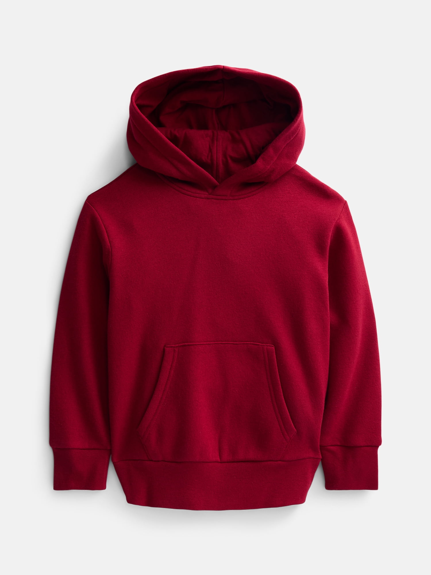 Wonder Nation Girls' Pullover Fleece Hoodie, Sizes 4-18 & Plus