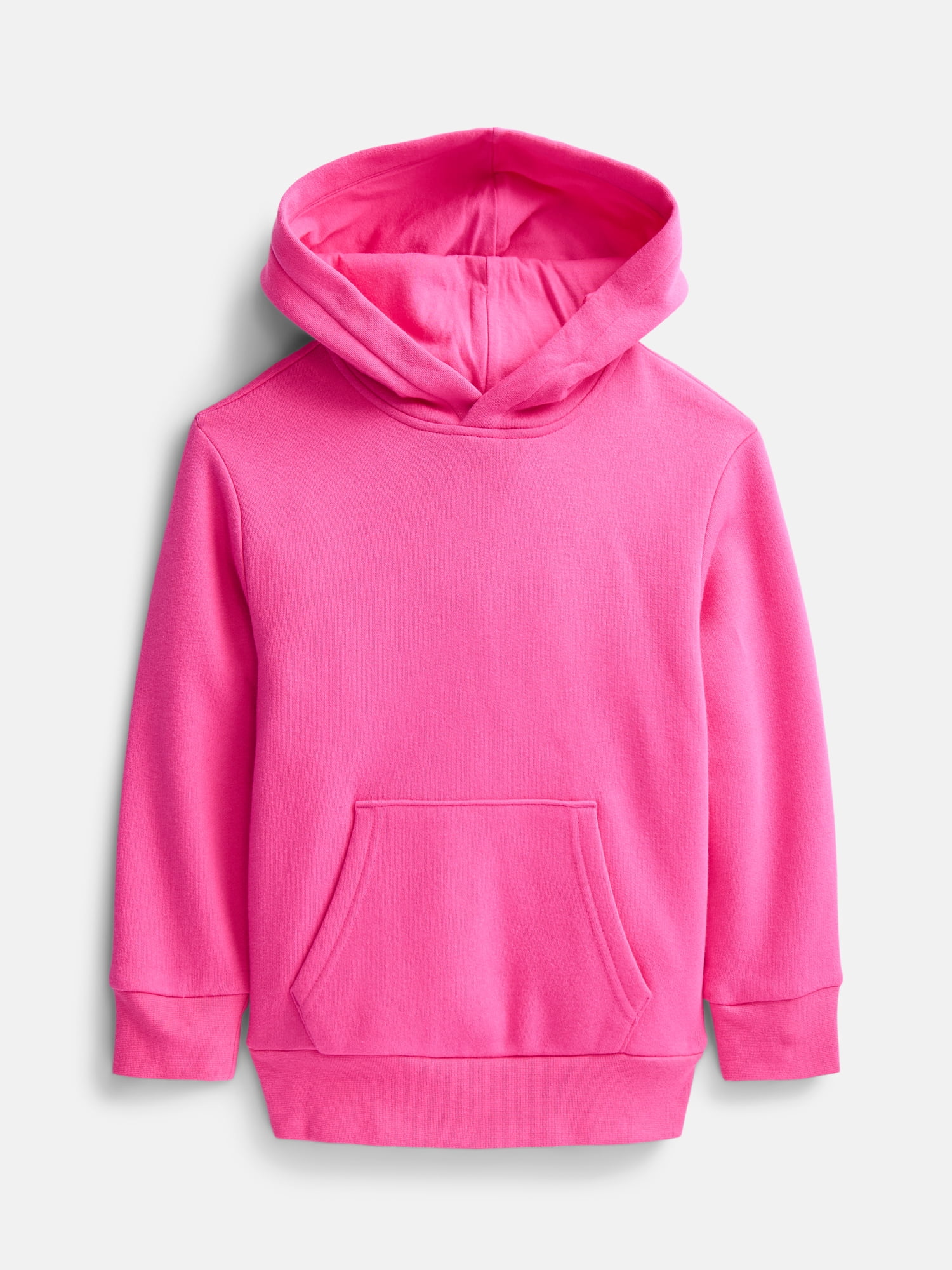 Wonder Nation Girls' Pullover Fleece Hoodie, Sizes 4-18 & Plus