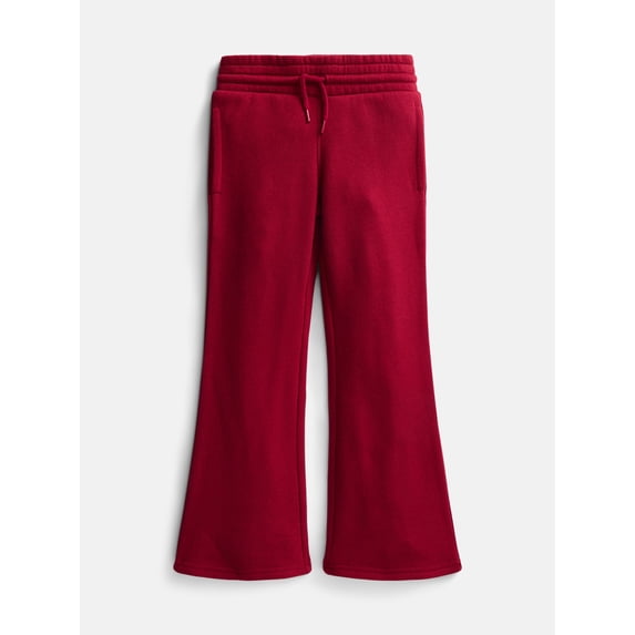 Wonder Nation Girls's Fleece Flare Pants, Sizes 4-18 & Plus