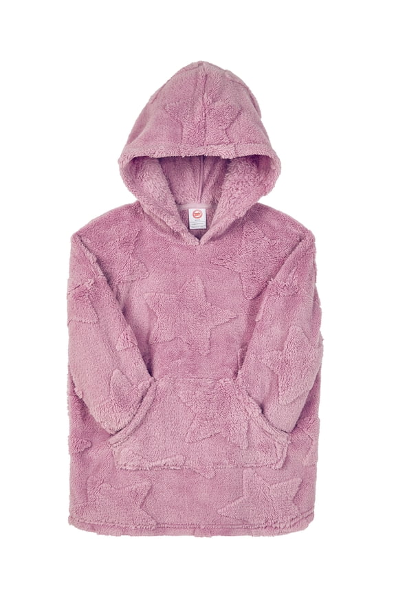 Girls Long Sleeve Sleep Hoodie, One-Piece, Sizes 4-18