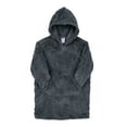 thumbnail image 1 of Wonder Nation Boys Long Sleeve Sleep Hoodie, One-Piece, Slate Grey, Sizes XS-XXL, 1 of 4