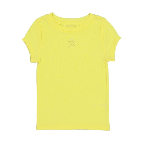 Wonder Nation Girls Cutout Rib Tee, Sizes 4-18 & Plus