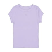 Girls Cutout Rib Tee, Sizes 4-18 & Plus