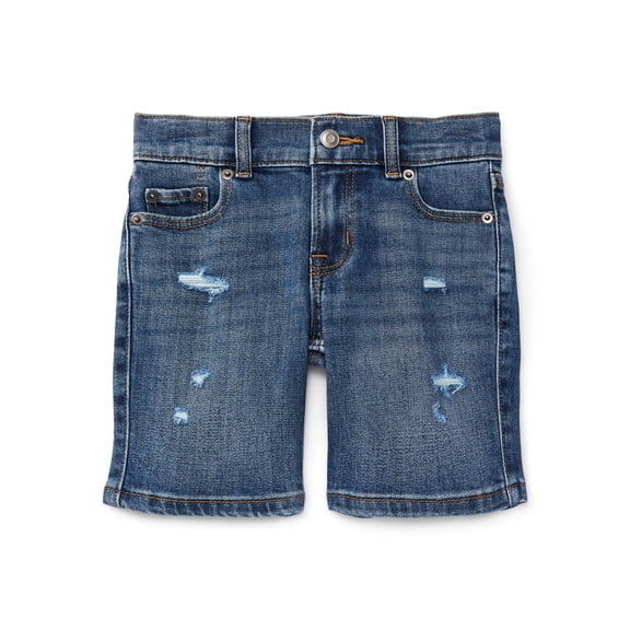 Wonder Nation Boys Denim Shorts, Sizes 4-18 Husky