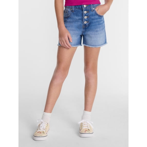 Wonder Nation Girls Denim Shorts, Sizes 5-18