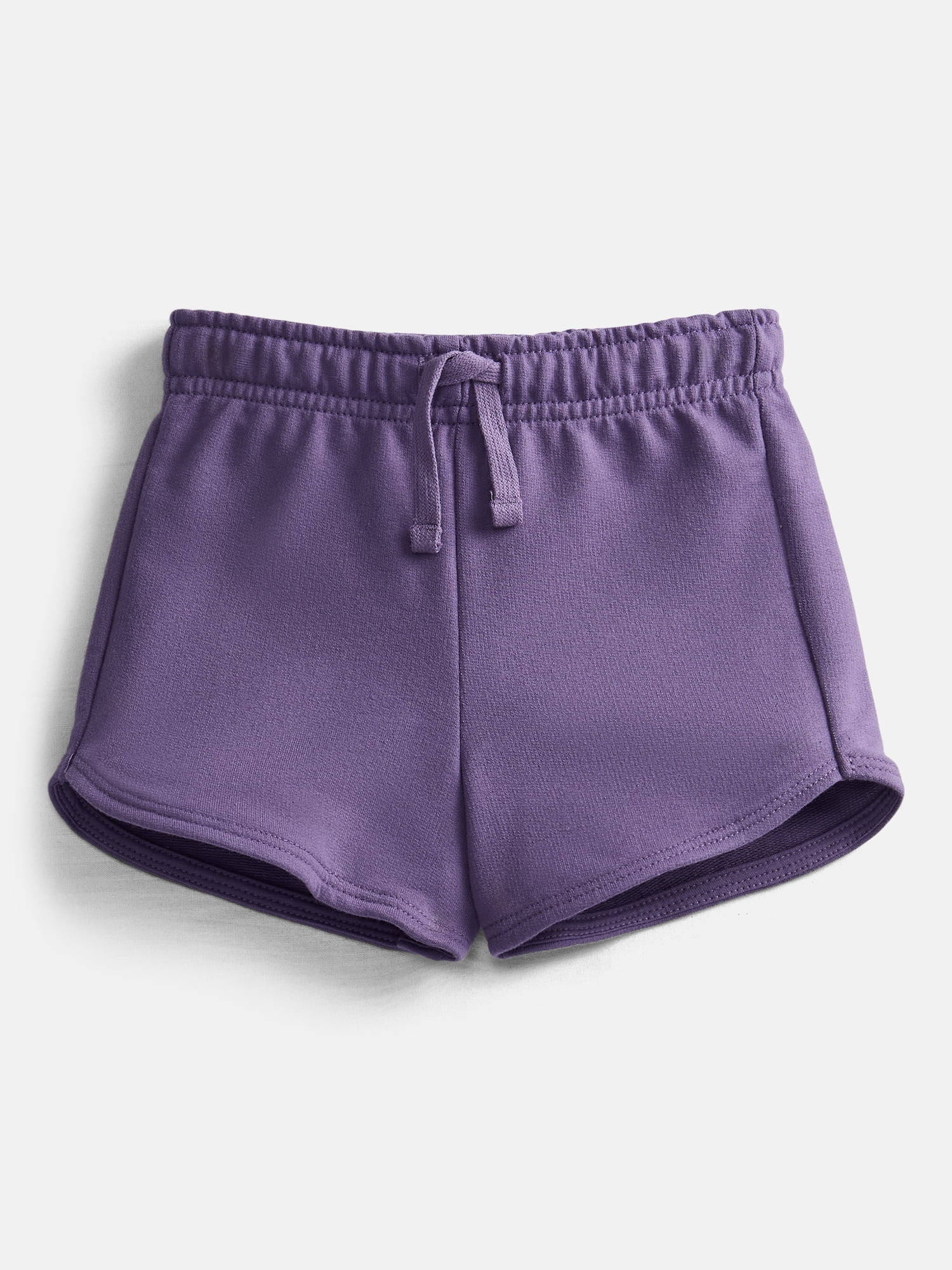 Wonder Nation Toddler Girls Dolphin Hem Solid Shorts, Sizes 18M-5T