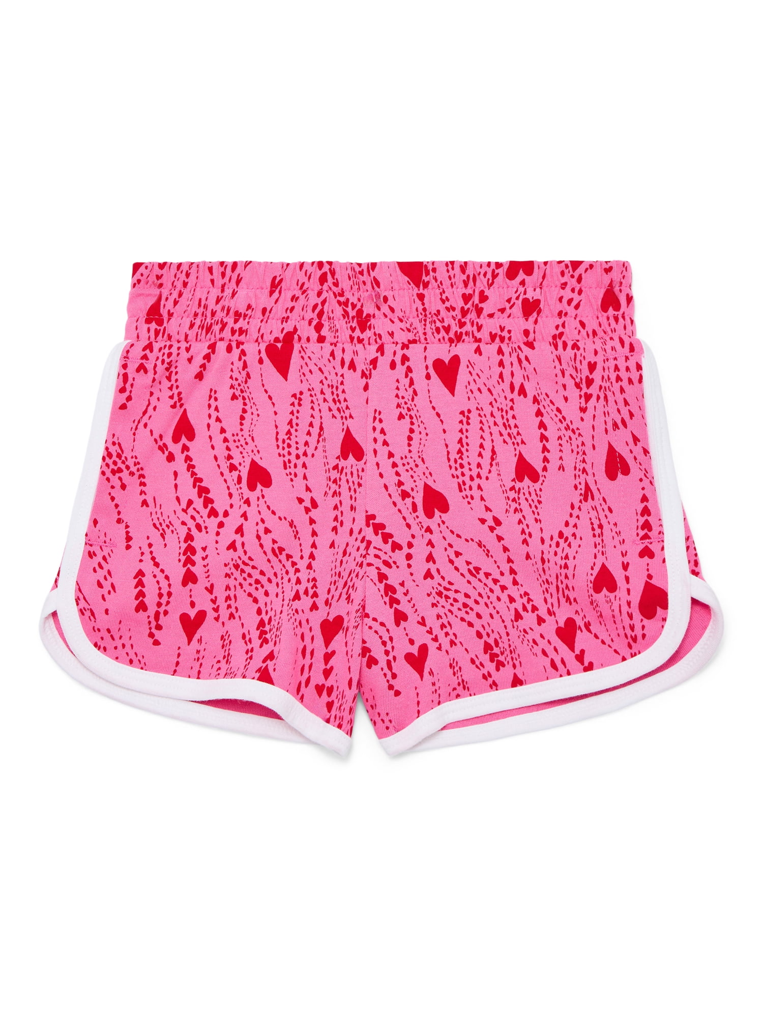 Wonder Nation Girls Dolphin Hem Shorts, Sizes 4-18 & Plus