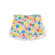 Wonder Nation Girls Dolphin Hem Shorts, Sizes 4-18 & Plus