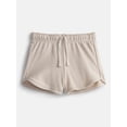 thumbnail image 1 of Wonder Nation Toddler Girls Dolphin Hem Solid Shorts, Sizes 18M-5T, 1 of 3