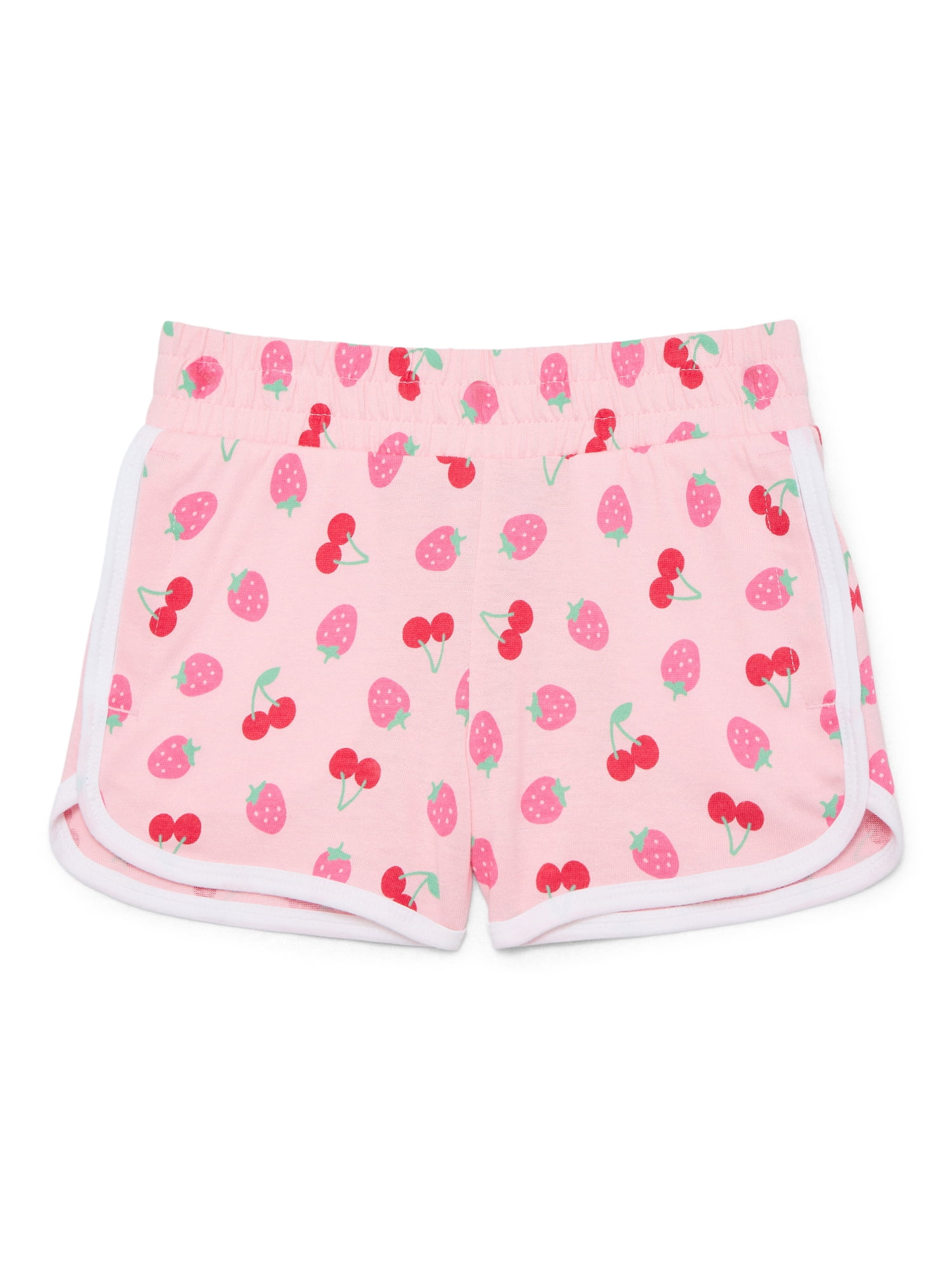 Wonder Nation Girls Dolphin Hem Shorts, Sizes 4-18 & Plus
