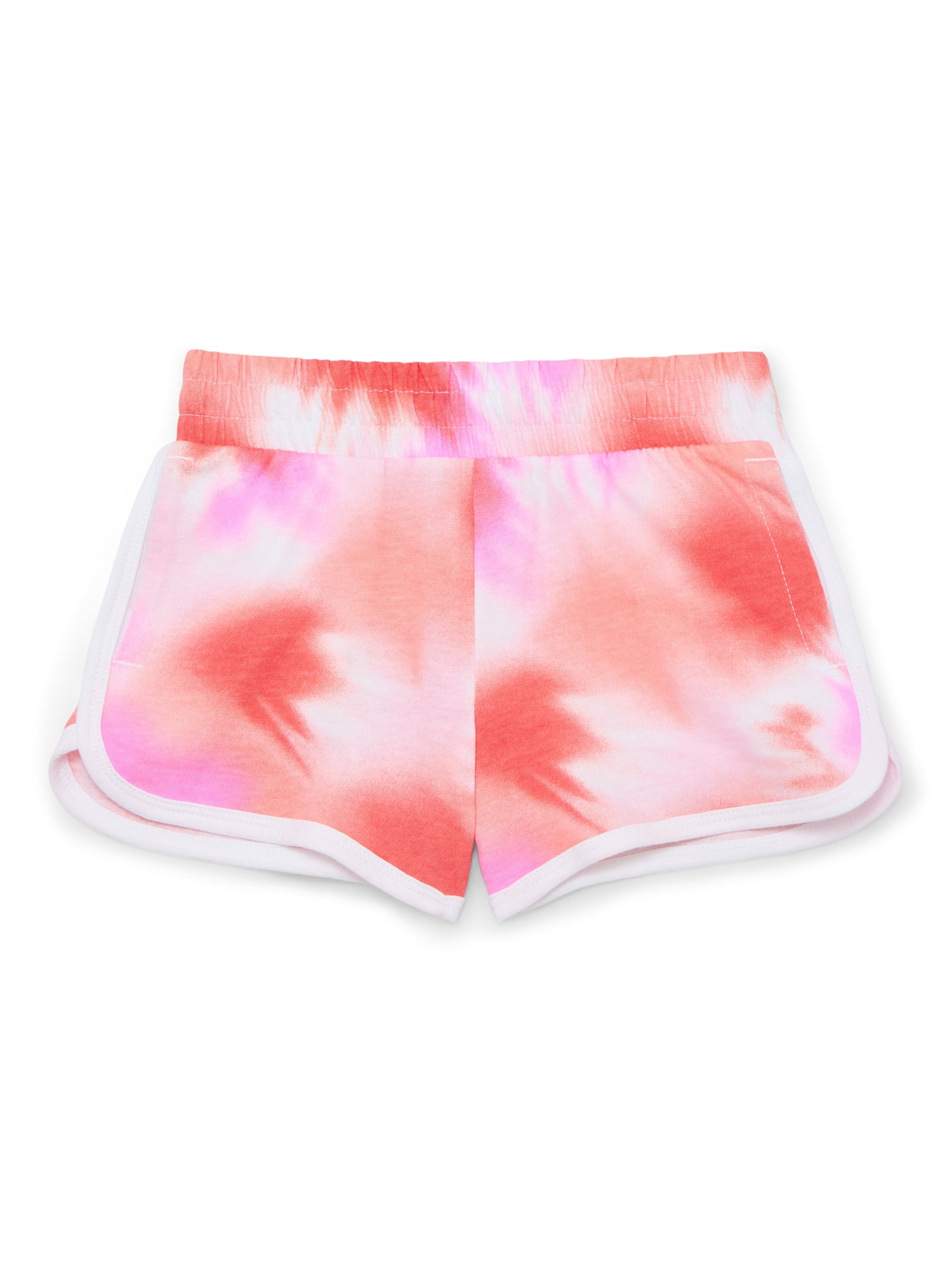 Wonder Nation Girls Dolphin Hem Shorts, Sizes 4-18 & Plus