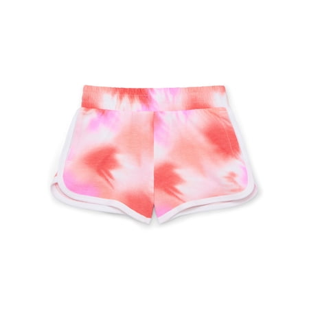 Wonder Nation Girls Dolphin Hem Shorts, Sizes 4-18 & Plus