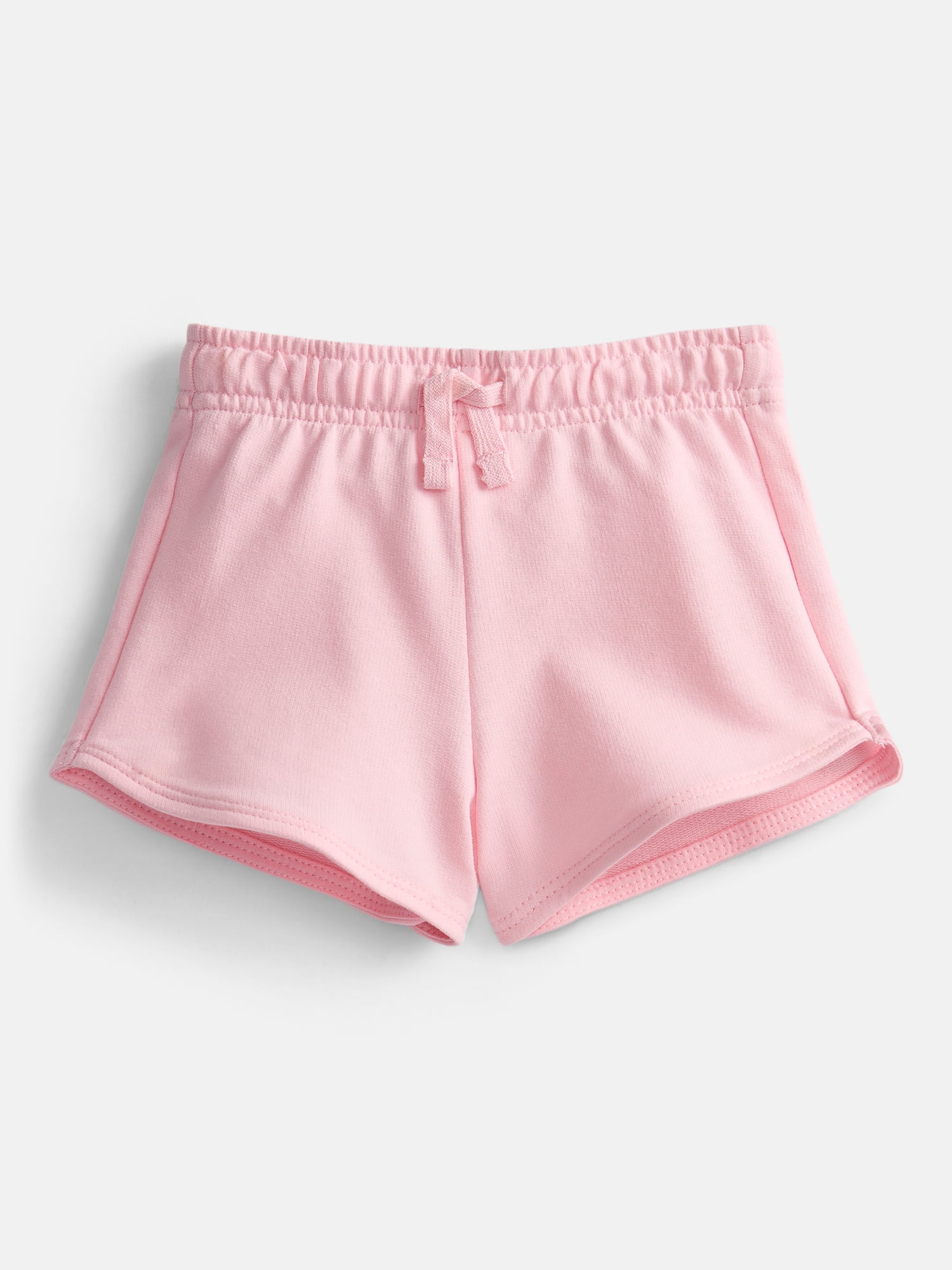 Wonder Nation Toddler Girls Dolphin Hem Solid Shorts, Sizes 18M-5T