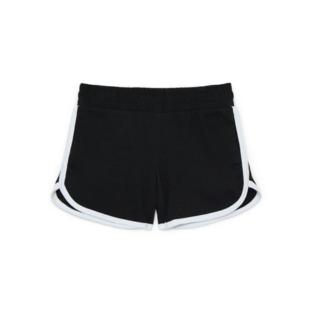 Wonder Nation Girls Dolphin Hem Shorts, Sizes 4-18 & Plus