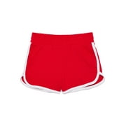 Wonder Nation Girls Dolphin Hem Shorts, Sizes 4-18 & Plus