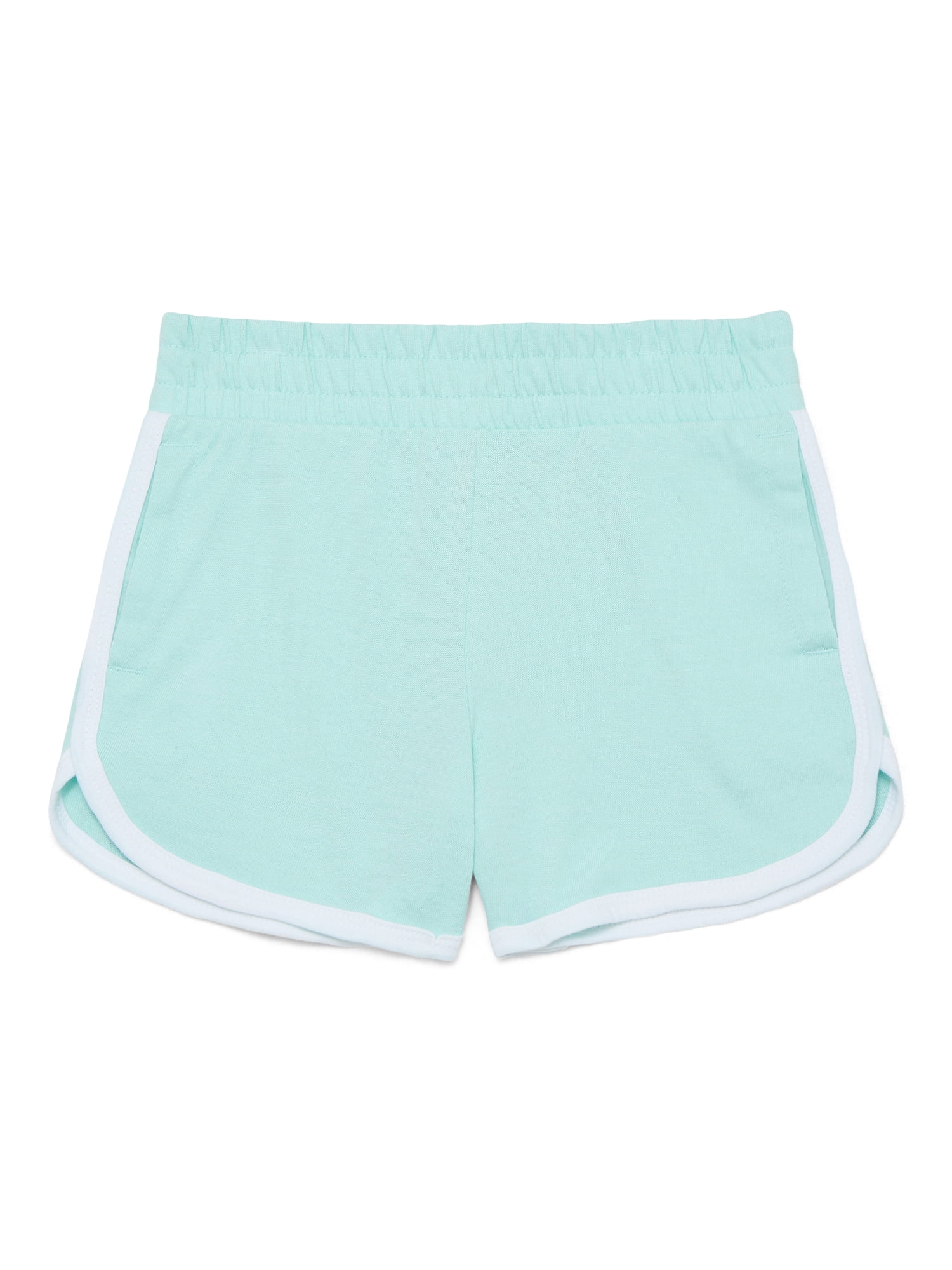 Wonder Nation Girls Dolphin Hem Shorts, Sizes 4-18 & Plus