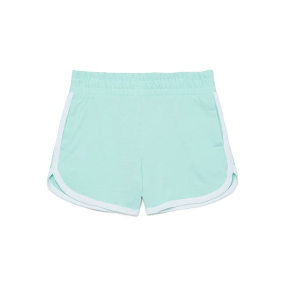 Wonder Nation Girls Dolphin Hem Shorts, Sizes 4-18 & Plus