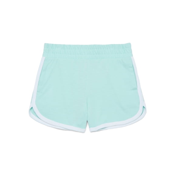Wonder Nation Girls Dolphin Hem Shorts, Sizes 4-18 & Plus