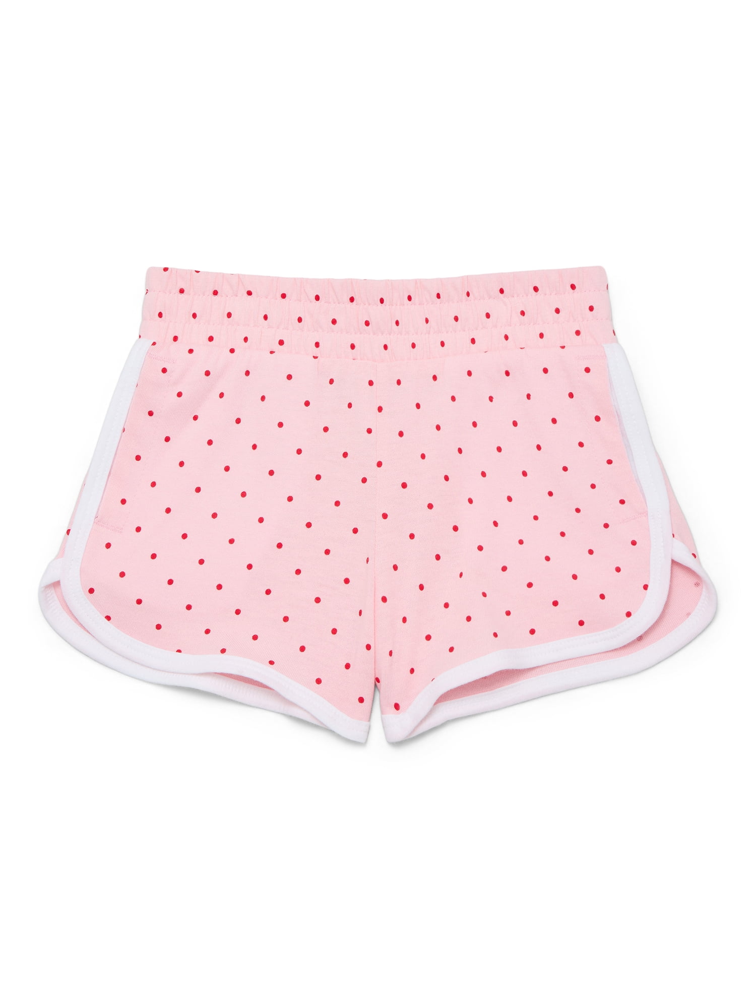 Wonder Nation Girls Dolphin Hem Shorts, Sizes 4-18 & Plus