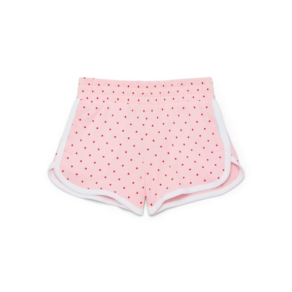 Wonder Nation Girls Dolphin Hem Shorts, Sizes 4-18 & Plus