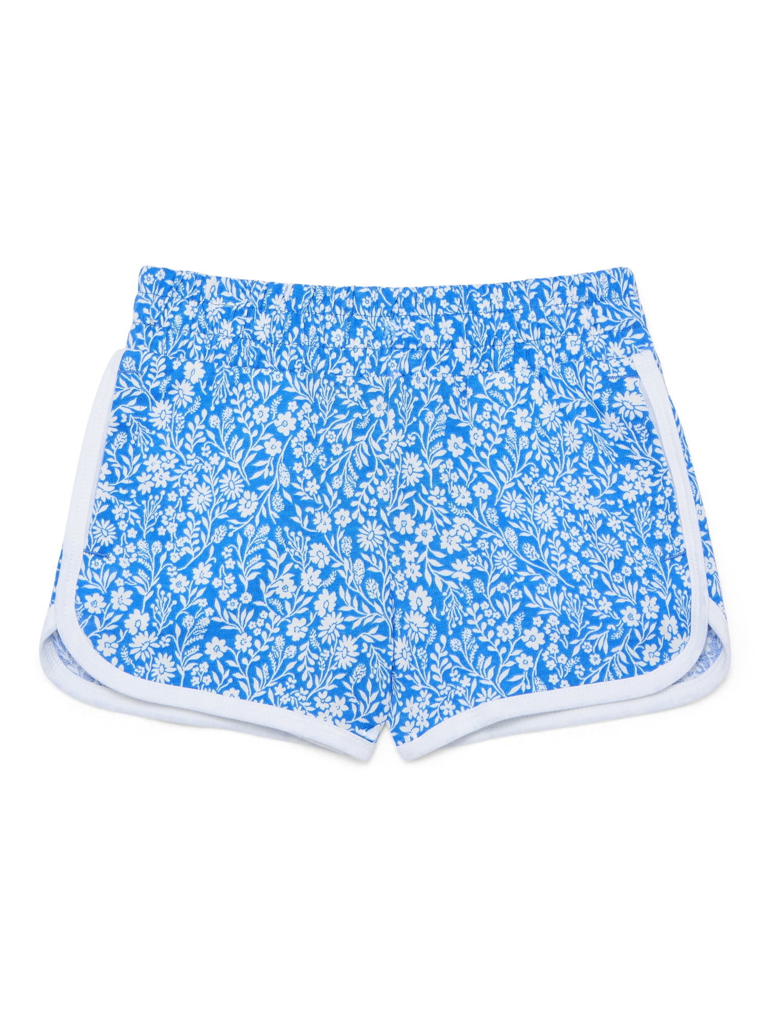 Wonder Nation Girls Dolphin Hem Shorts, Sizes 4-18 & Plus
