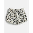 thumbnail image 1 of Wonder Nation Toddler Girls Dolphin Hem Printed Shorts, Sizes 18M-5T, 1 of 3