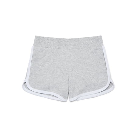Wonder Nation Girls Dolphin Hem Shorts, Sizes 4-18 & Plus