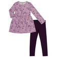 thumbnail image 1 of Wonder Nation Girls Long Sleeve Play Dress and Leggings Set, 2-Piece, Sizes 4-18 & Plus, 1 of 3