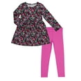 thumbnail image 1 of Wonder Nation Girls Long Sleeve Play Dress and Leggings Set, 2-Piece, Sizes 4-18 & Plus, 1 of 3