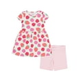 thumbnail image 1 of Wonder Nation Girls Dress and Bike Short, 2-Piece, Sizes 4-18 & Plus, 1 of 3