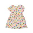 thumbnail image 1 of Wonder Nation Baby and Toddler Girls Play Dress with Short Sleeves, Sizes 0/3M-5T, 1 of 3