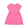 thumbnail image 1 of Wonder Nation Baby and Toddler Girls Play Dress with Short Sleeves, Sizes 0/3M-5T, 1 of 3
