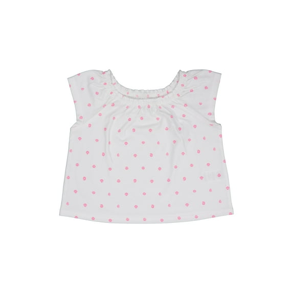 Wonder Nation Girls Elastic Neckline Knit Top, Sizes 4-18 & Plus