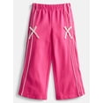 thumbnail image 1 of Wonder Nation Toddler Girls Track Pants with Bows, Sizes 18M-5T, 1 of 3