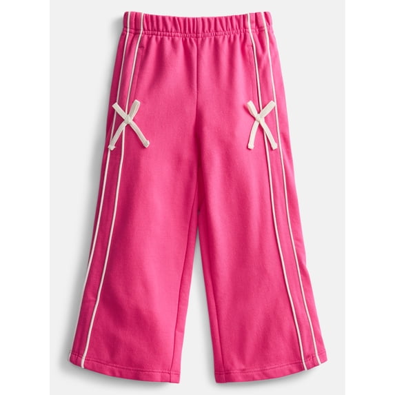 Wonder Nation Toddler Girls Track Pants with Bows, Sizes 18M-5T