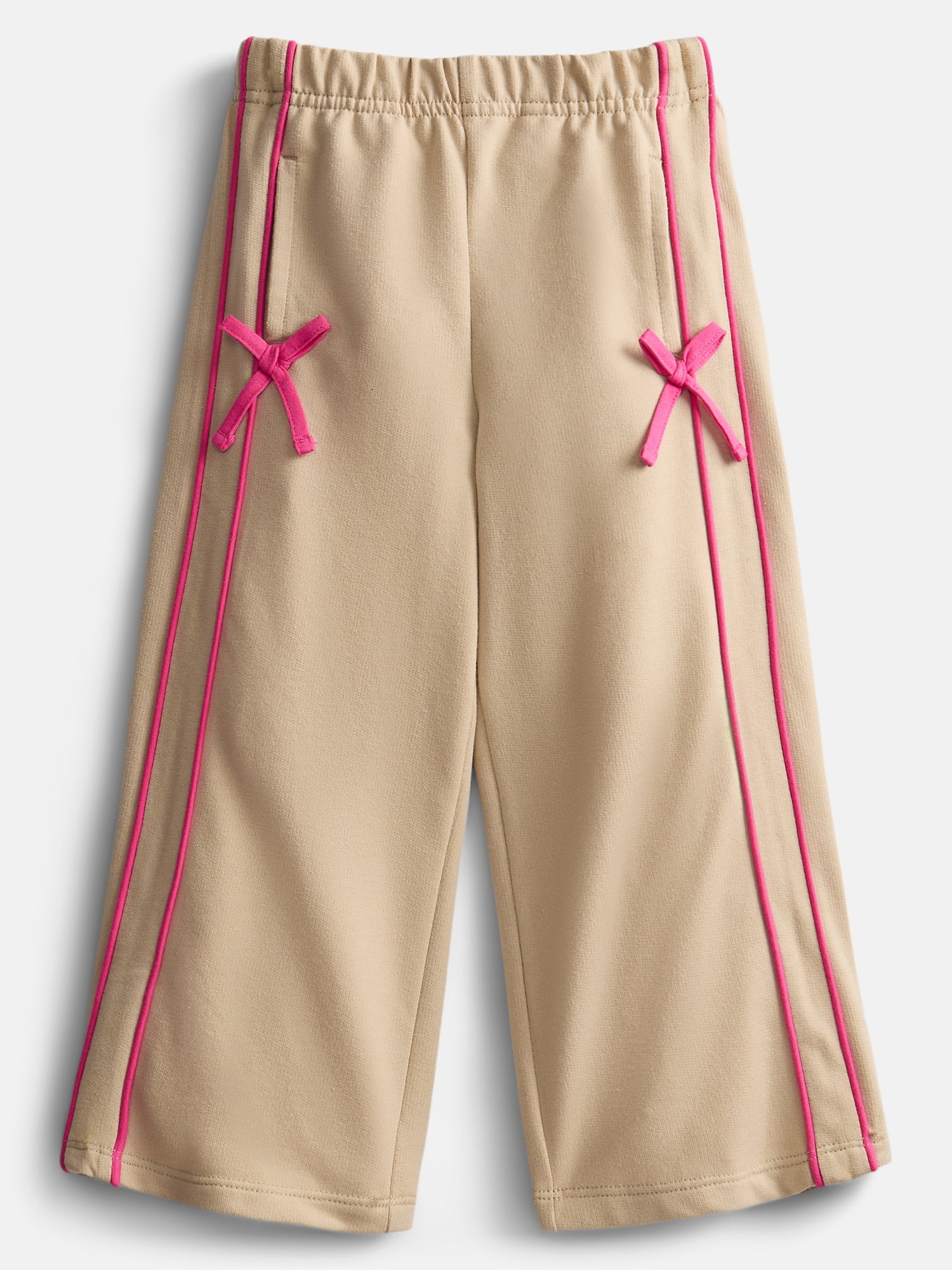 Wonder Nation Toddler Girls Track Pants with Bows, Sizes 18M-5T