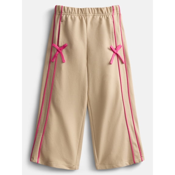 Wonder Nation Toddler Girls Track Pants with Bows, Sizes 18M-5T