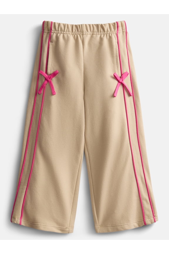 Toddler Girls Track Pants with Bows, Sizes 18M-5T