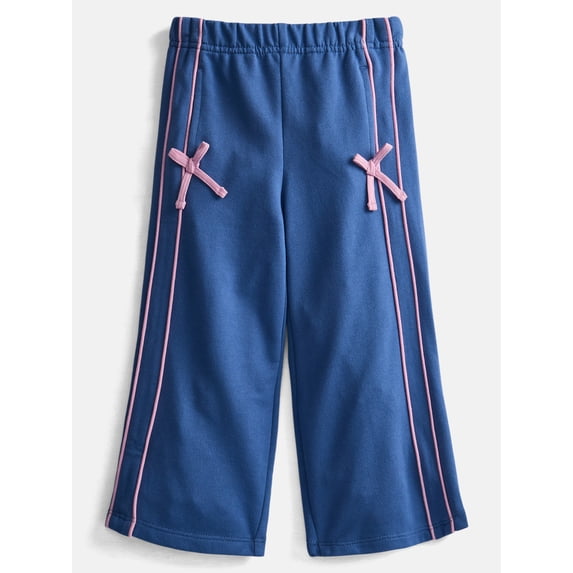 Wonder Nation Toddler Girls Track Pants with Bows, Sizes 18M-5T