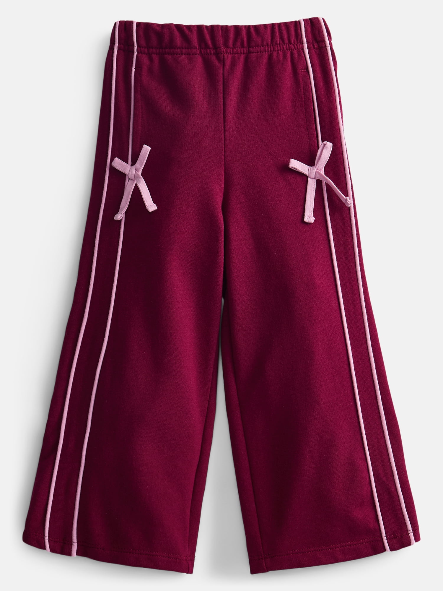 Wonder Nation Toddler Girls Track Pants with Bows, Sizes 18M-5T