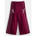 thumbnail image 1 of Wonder Nation Toddler Girls Track Pants with Bows, Sizes 18M-5T, 1 of 3