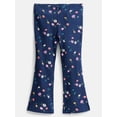 thumbnail image 1 of Wonder Nation Toddler Girls' Ribbed Flare Leggings, Sizes 18M-5T, 1 of 2