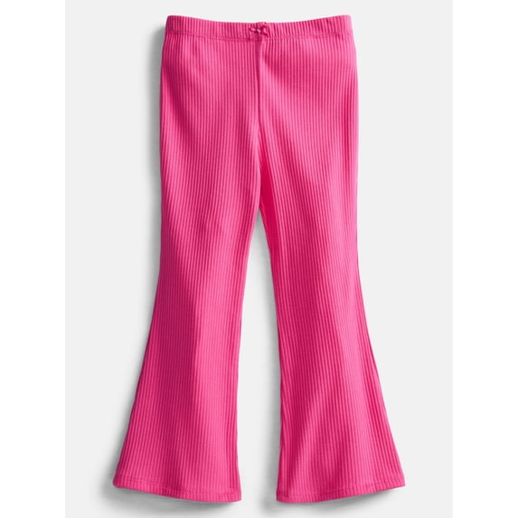 Wonder Nation Toddler Girls Solid Flare Leggings, Sizes 18M-5T