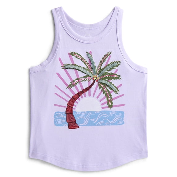 Wonder Nation Girls Graphic Tank Top, Sizes 4-18 & Plus