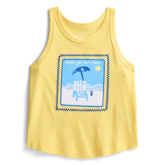 Wonder Nation Girls Kid Tough Ribbed Tank Top, Sizes 4-18 & Plus ...